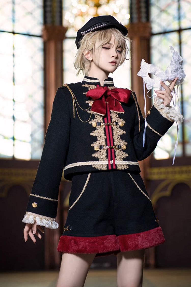 Scarlet Ebony Dark Baroque Classic Ouji Lolita Headpiece