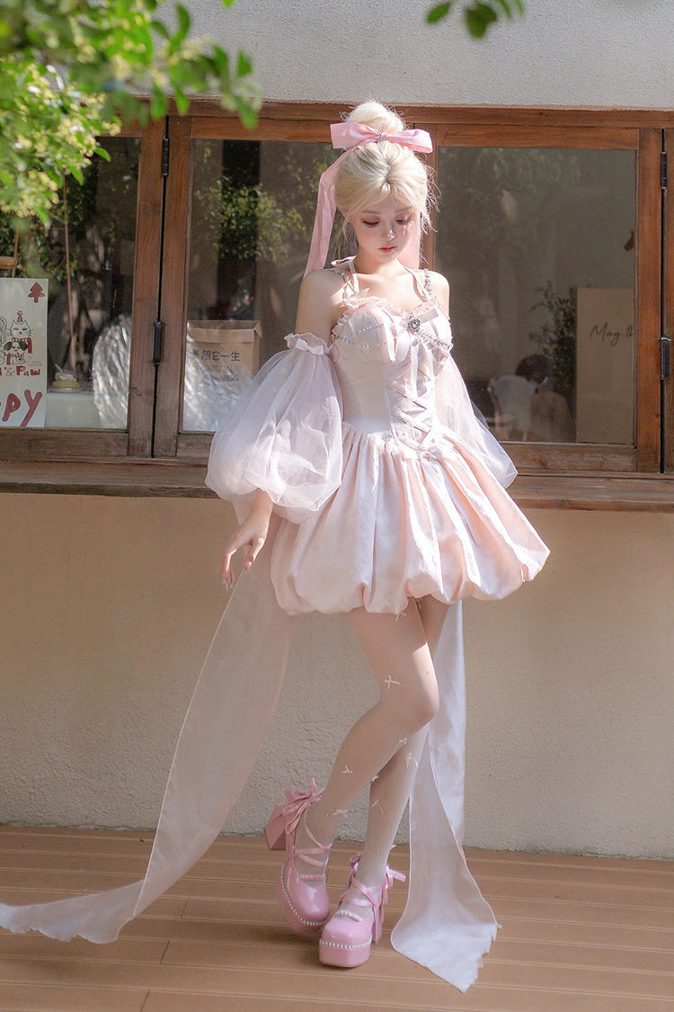 Runaway Princess Tulip JSK Set with Sleeveless & Bow Detail