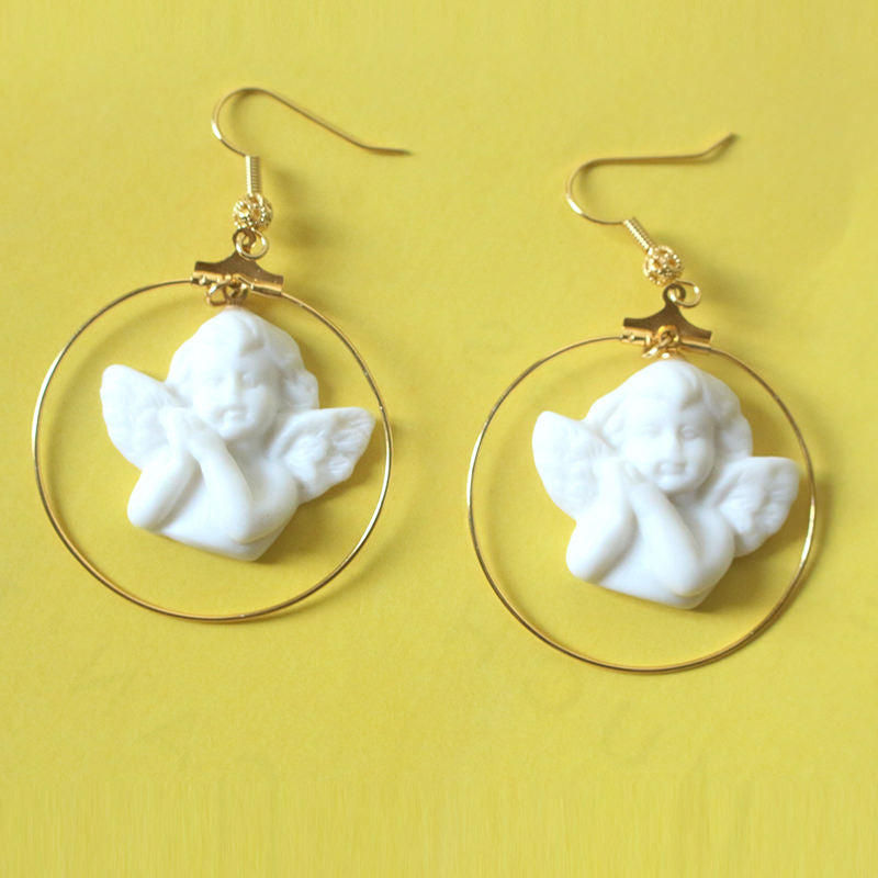 Angel Hoop Earrings