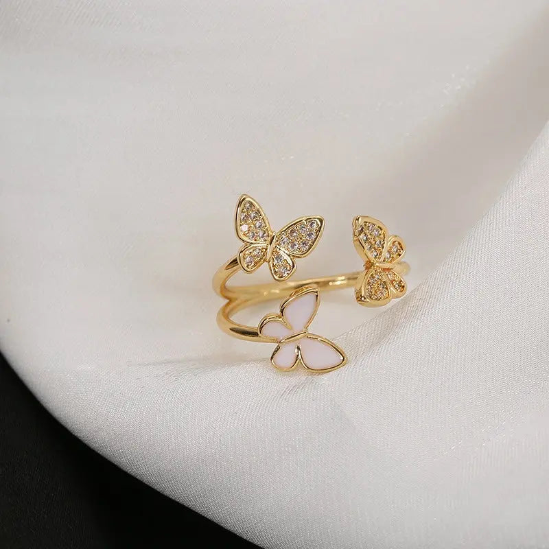 Bella Butterfly Gem Ring MK19512