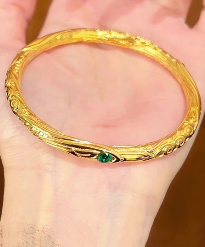 Bangle Gold Chinese Antique Overgild Style