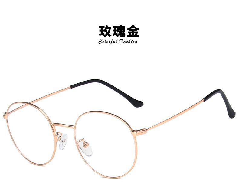 Frame Round Light-Blocking Blue Glasses