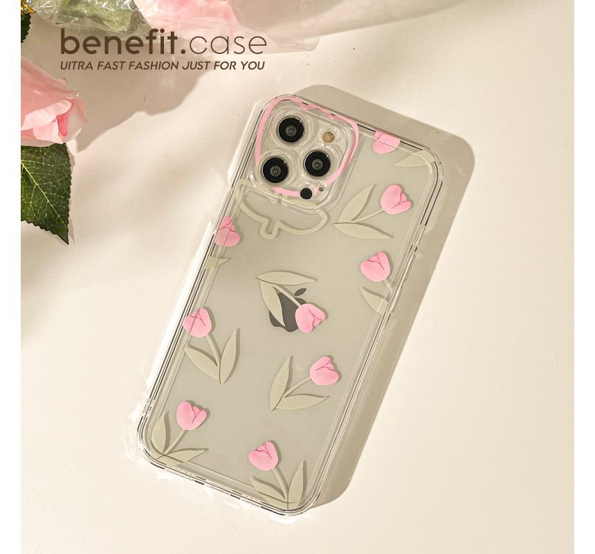 Tulip Transparent Phone Case