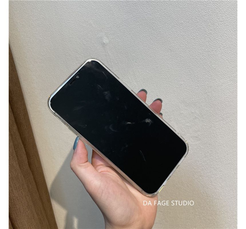 Flower Chain Transparent Phone Case