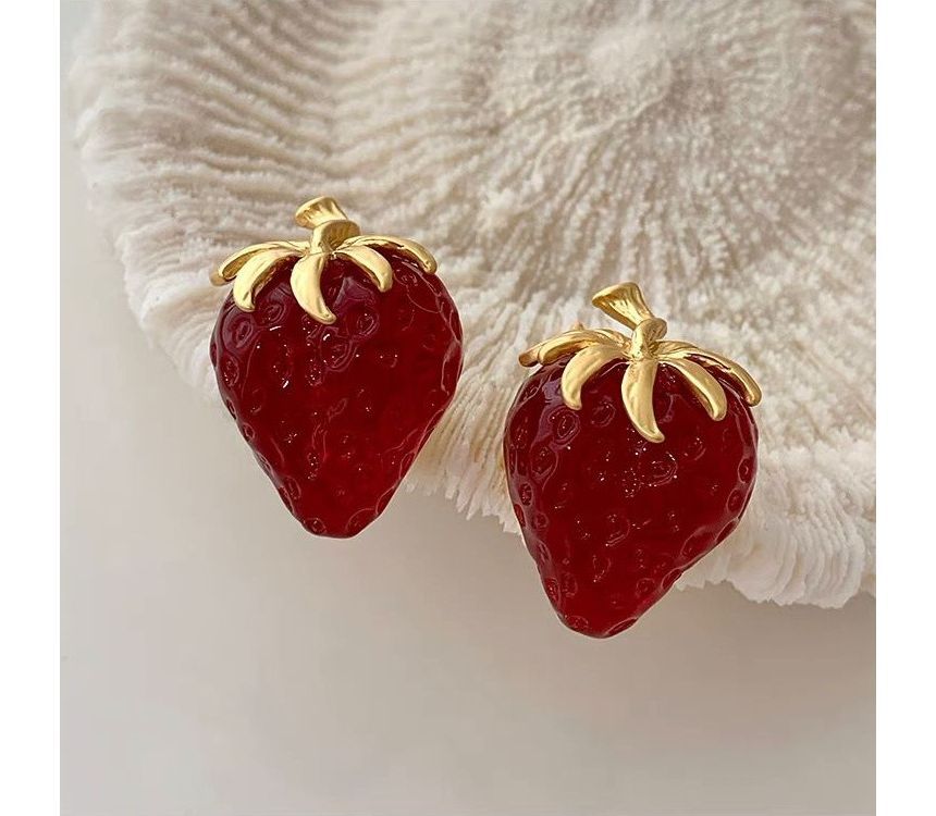 Strawberry Stud Earring