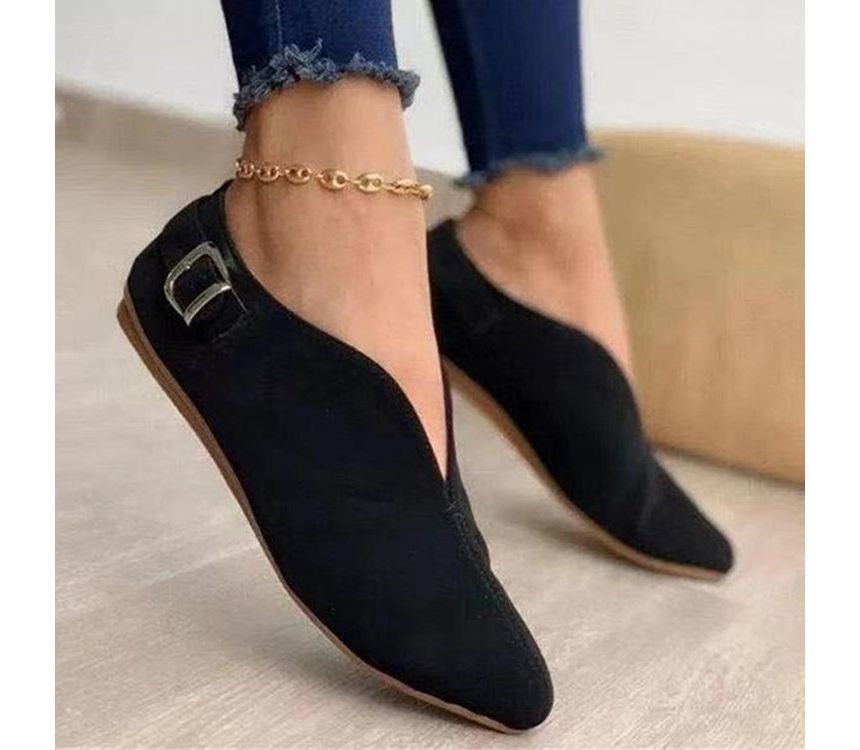 Chain Flat Strap Slip-Ons