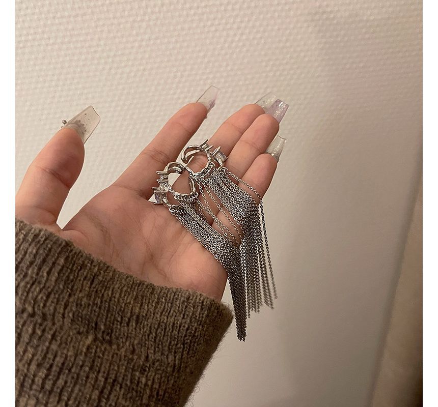 Cuff Fringed Earring Alloy