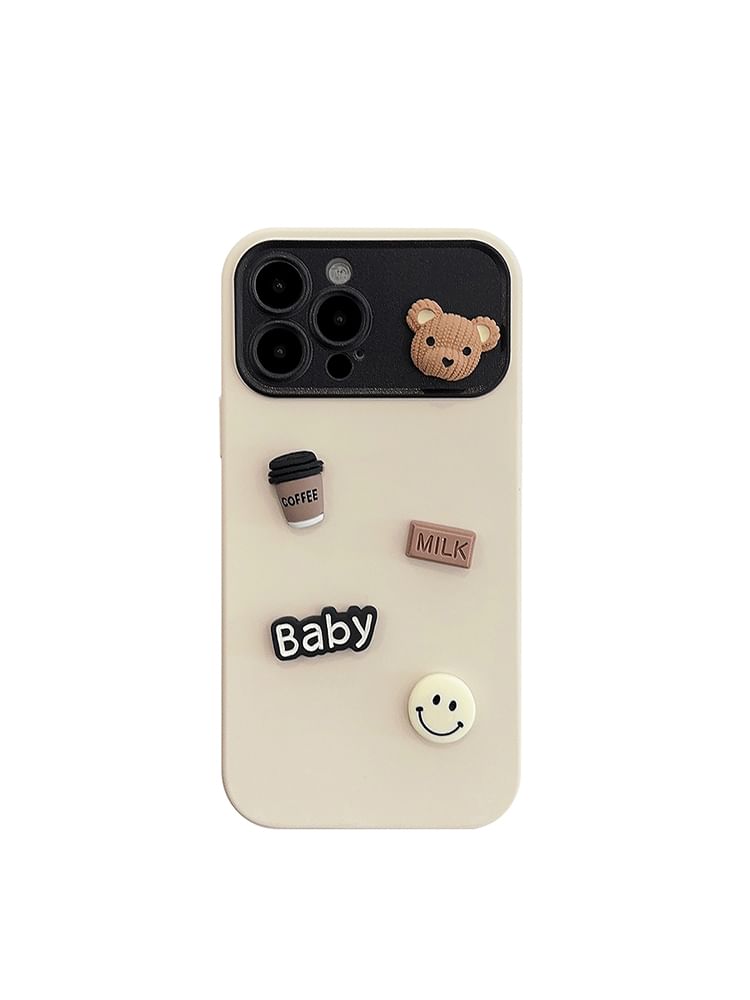 Case Phone Coffee Bear