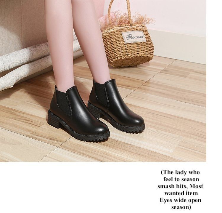 Short Boots Chelsea Faux Leather