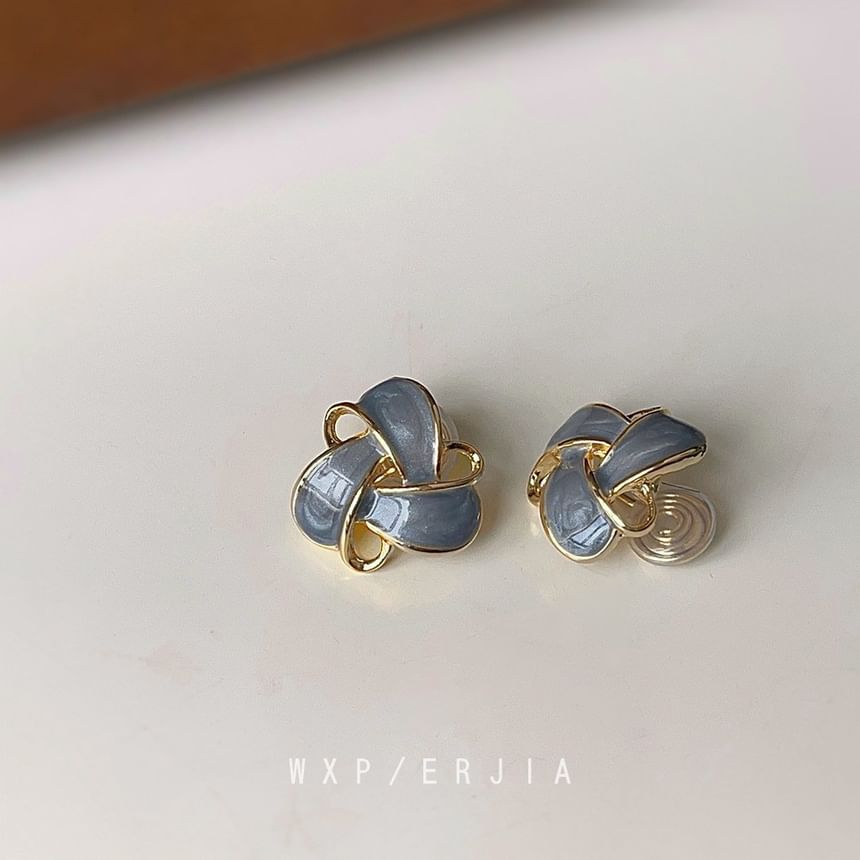 Alloy Glaze Cuff Floral Ear