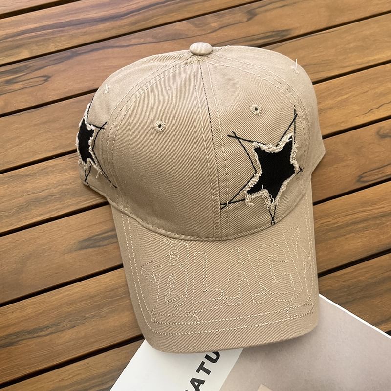 Embroidered Star Cap