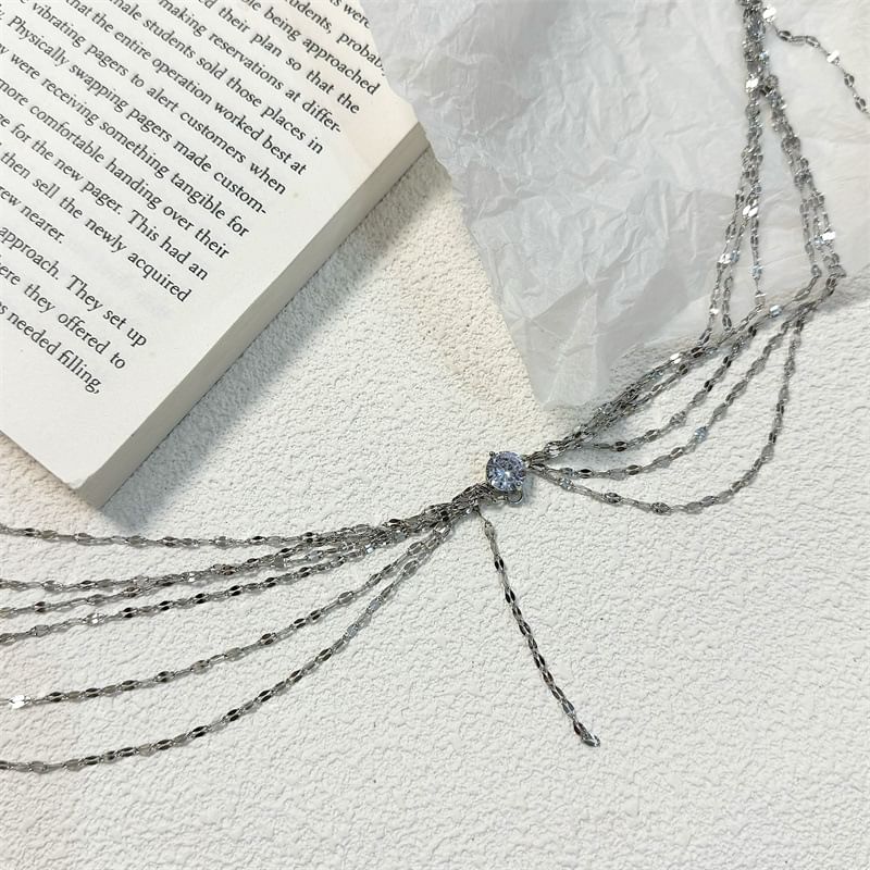 Choker Layered Rhinestone