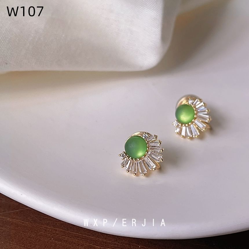 Ear Faux Alloy Rhinestone Cuff Gemstone