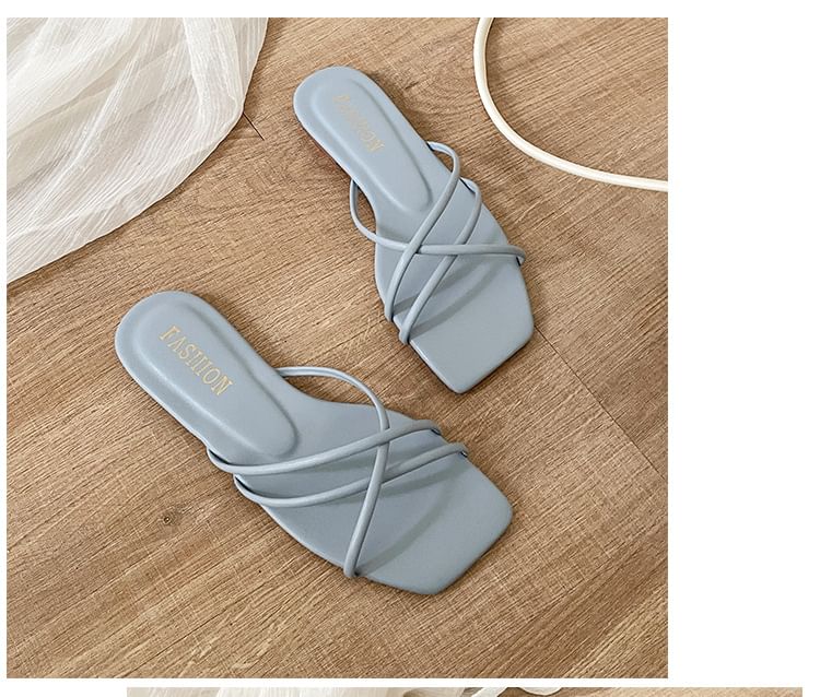 Sandals Slide Plain