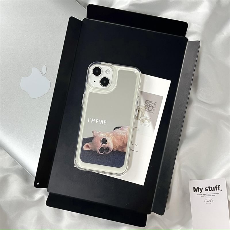 Case Mirrored Dog Phone