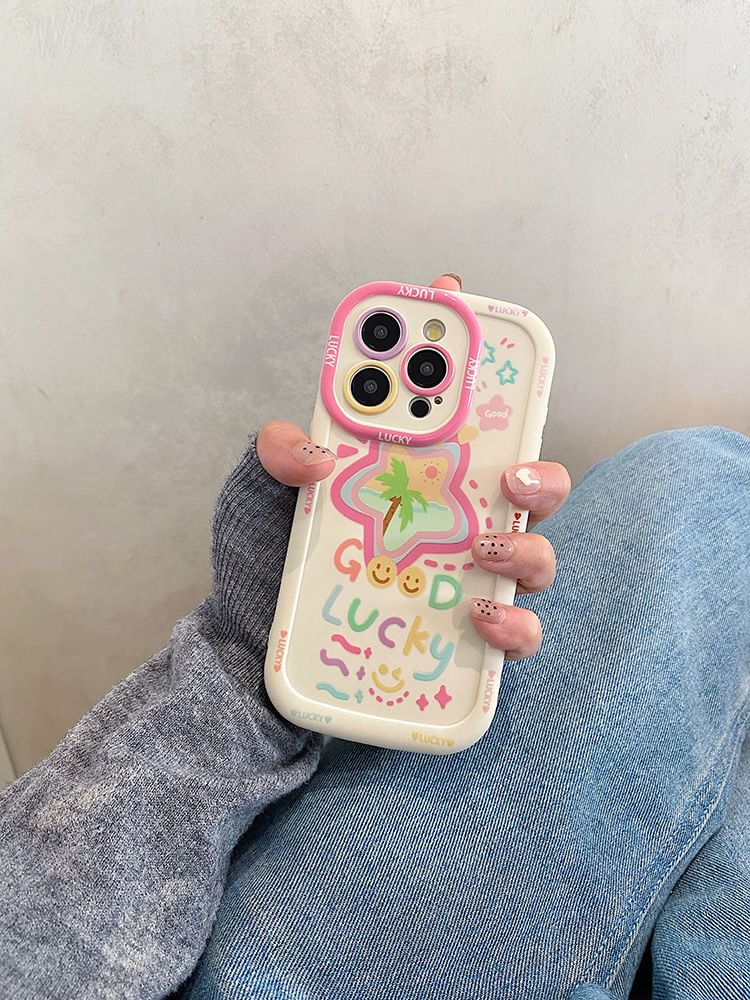 Set Case Smiley Strap Phone Star /