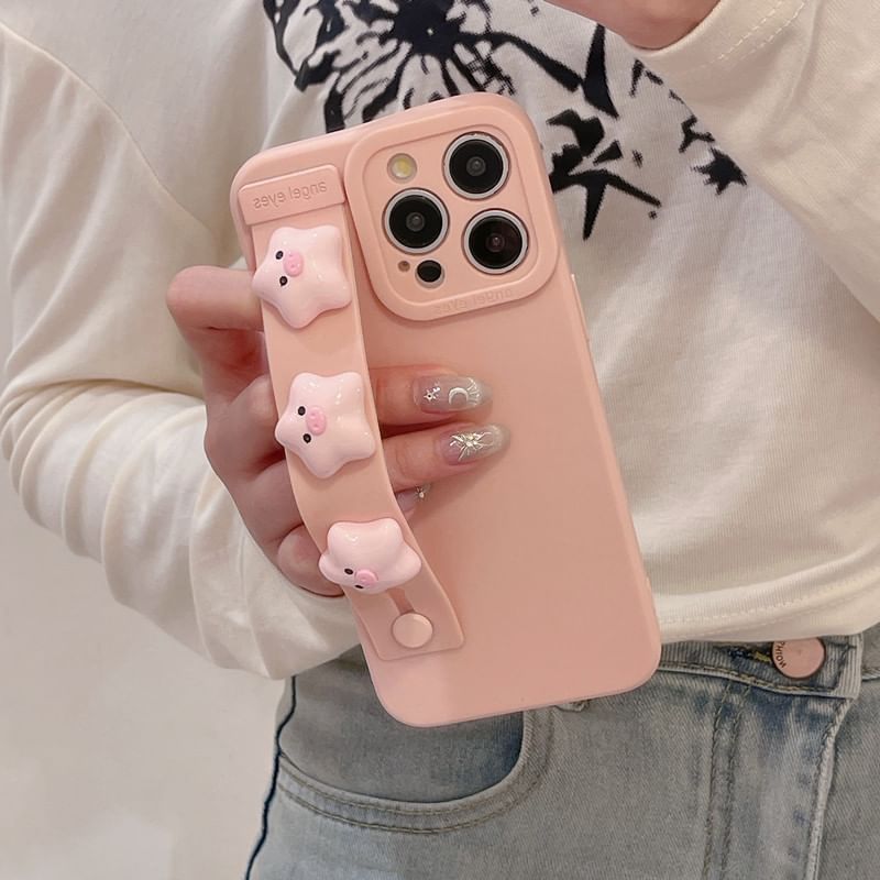 Phone Case Pig Strap