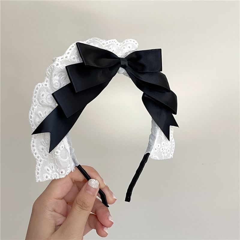Lace Trim Headband