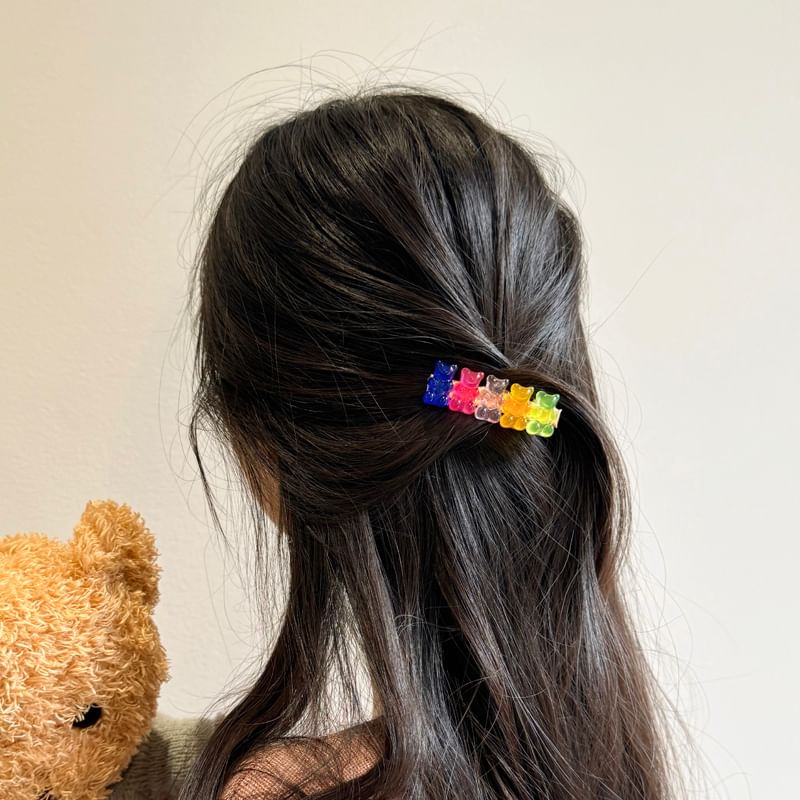 Clip Hair Gummy Bear