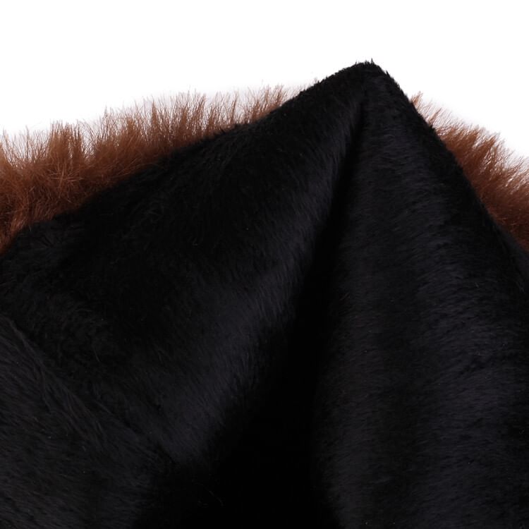 Fluffy Boots Suede Panel Lace Faux Knee High Up Platform