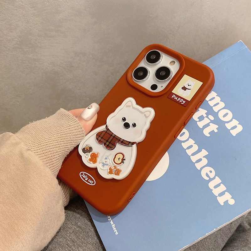 Dog Phone Embroidered Case