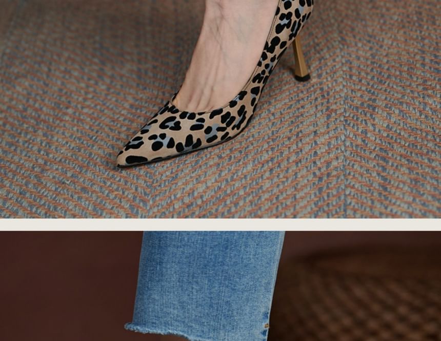 Leopard High Heel Pumps