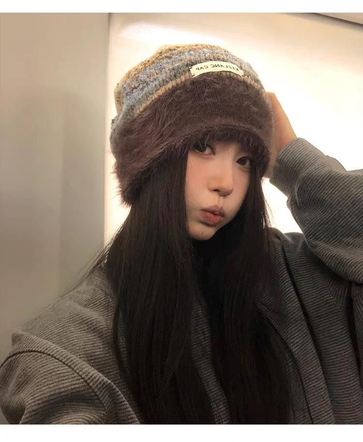 Melange Panel Beanie