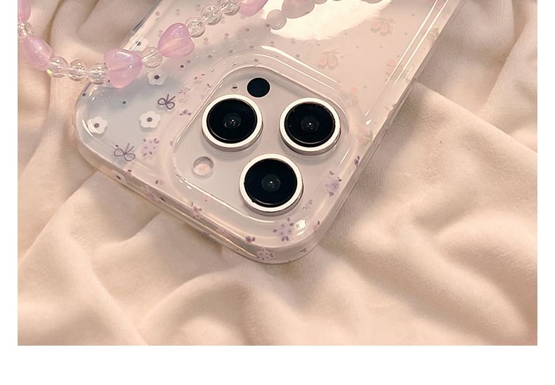 Phone Floral / Strap Set Case