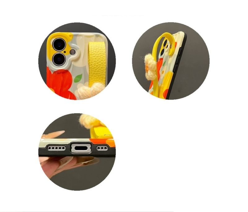 Floral Phone Case Strap with