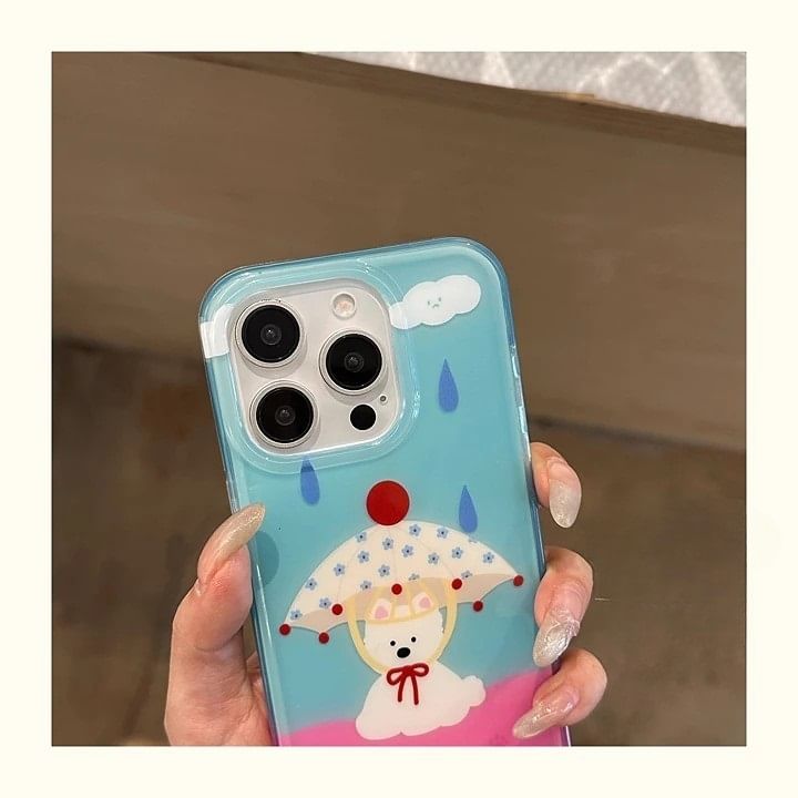 Phone Case Dog with Strap