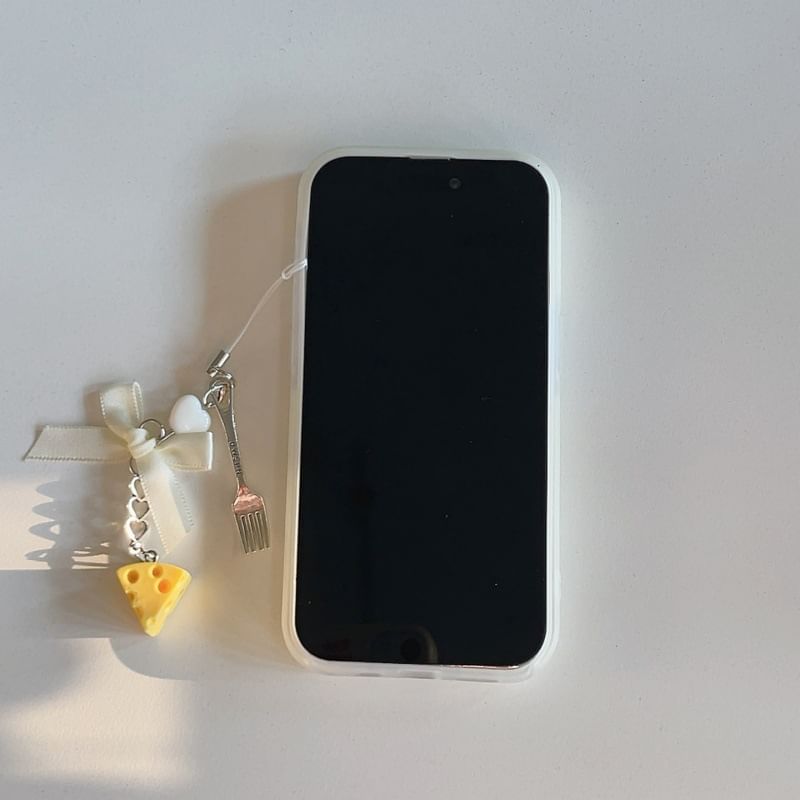 / Dog Case Set Phone Charm Cheese