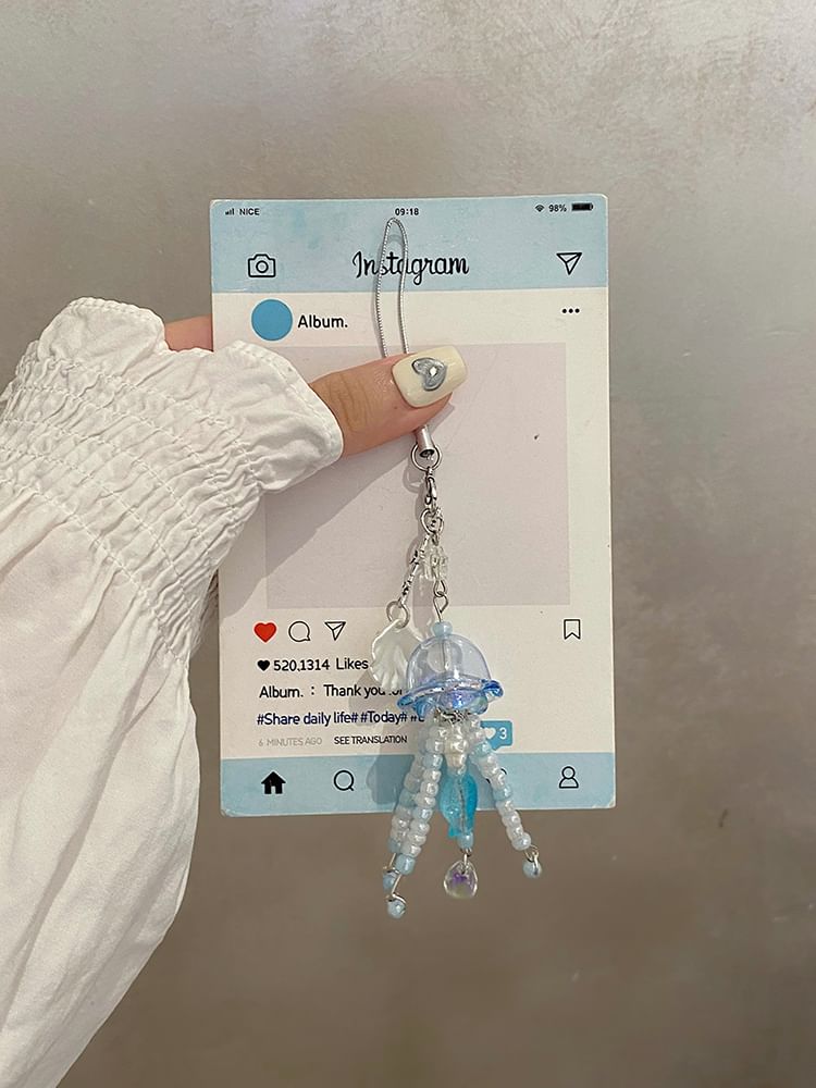 / Charm Set Case Phone Jellyfish