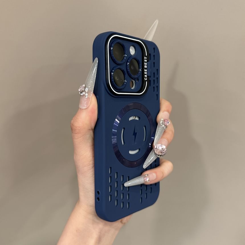 Case Perforated MagSafe) (Compatible Magnetic iPhone with