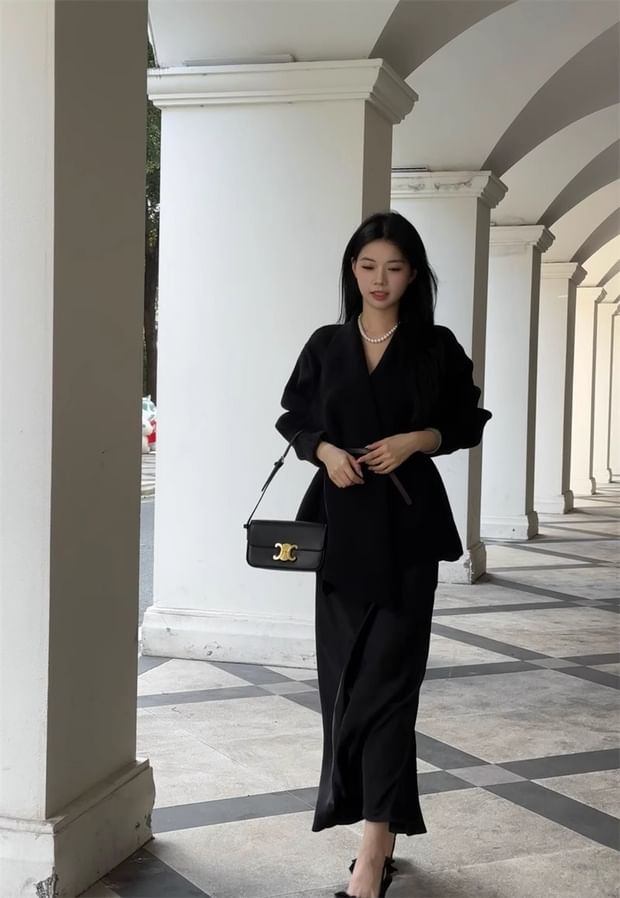 Asymmetrical Open Front Cardigan