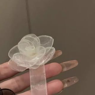 Fabric Floral Choker