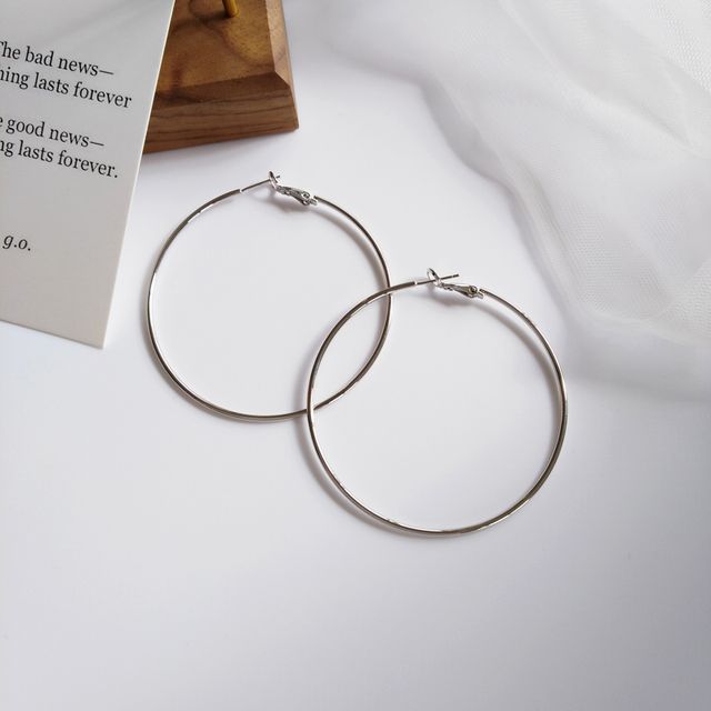 Earring Alloy Hoop