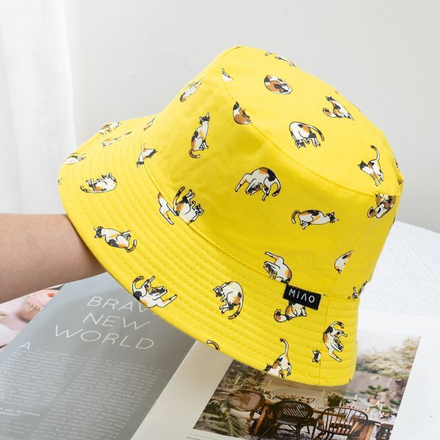 Bucket Reversible Hat Cat