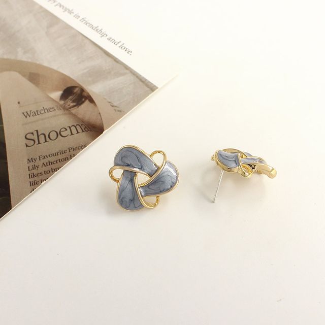 / Ear Triangle Stud On Earring Clip