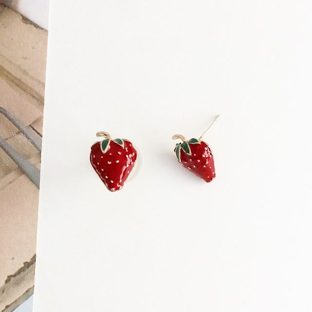 Alloy Strawberry Earring
