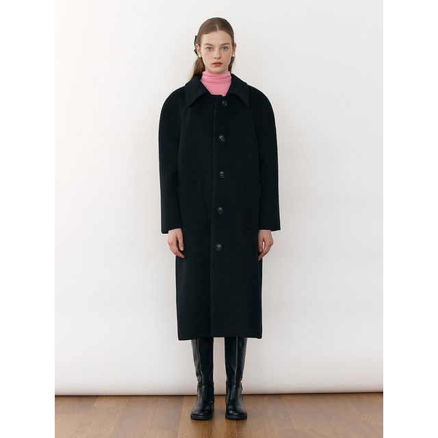 Woolen Mac Coat (Black)