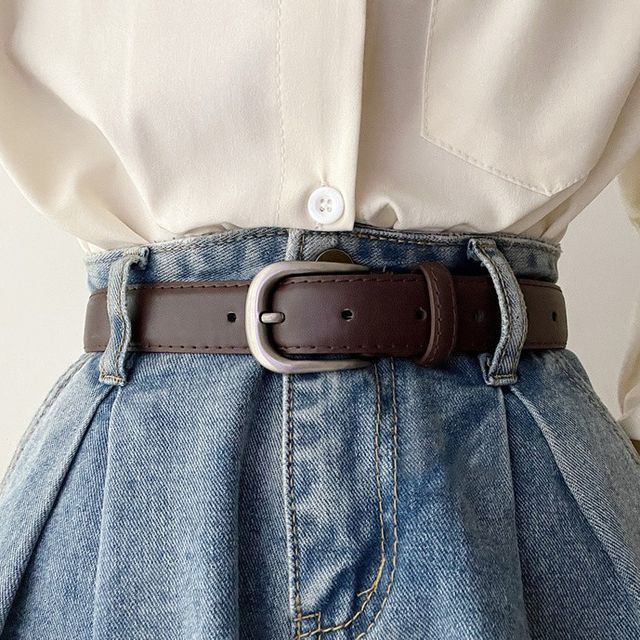 Faux Leather Belt / Set