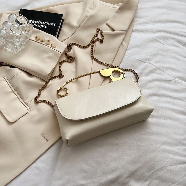 Bag Handle Crossbody Pin Safety Flap