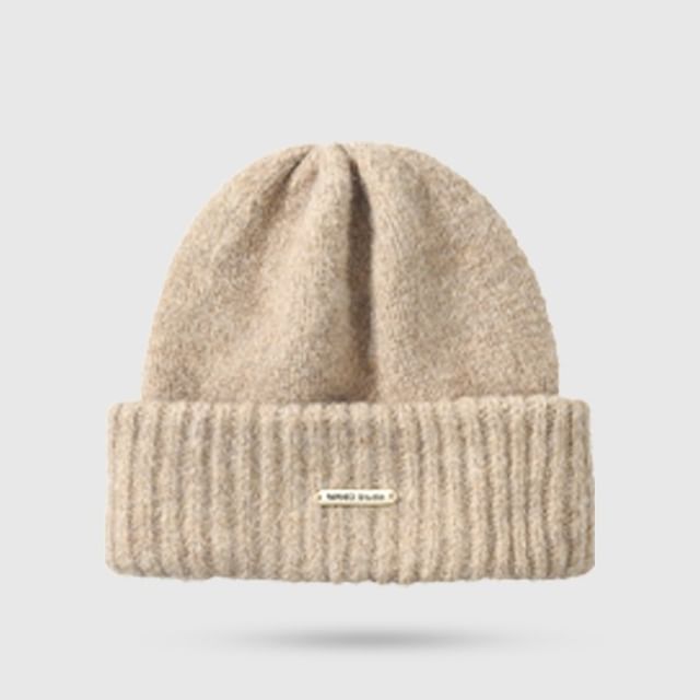 Knit Plain Casual Beanie