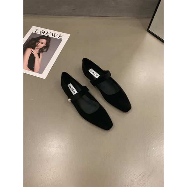 Velvet Mary Square Jane Shoes Toe