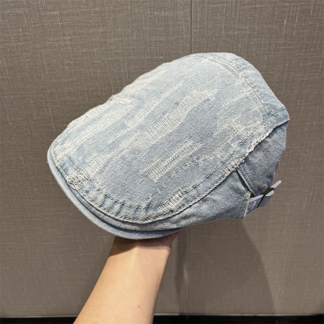 Cap Washed Flat Distressed