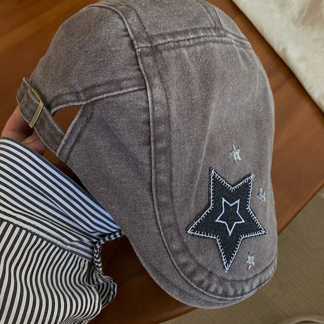 Star Flat Cap Applique