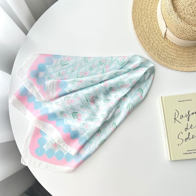 Print Neckerchief Floral