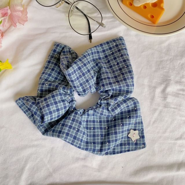 Plaid Scrunchie