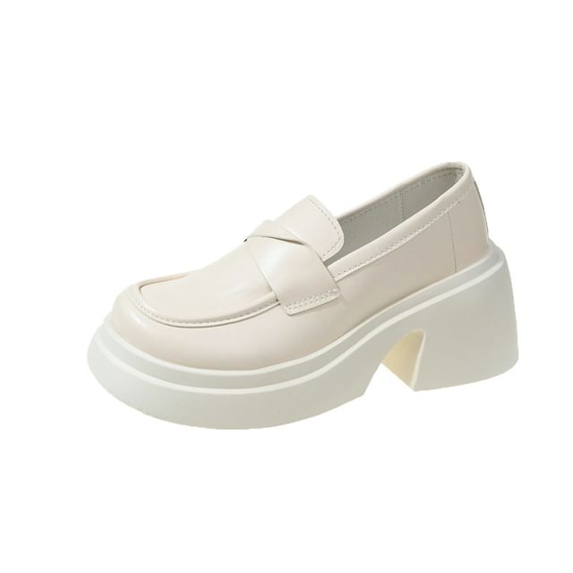 Loafers Plain Platform