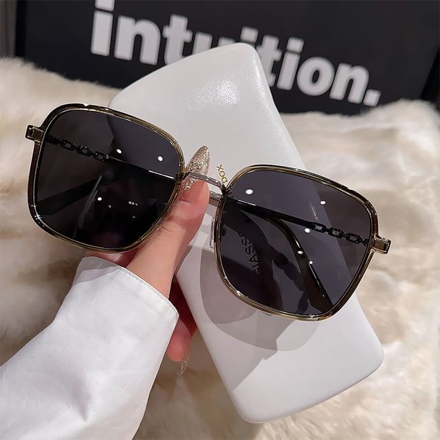 Polarized Frame Square Sunglasses